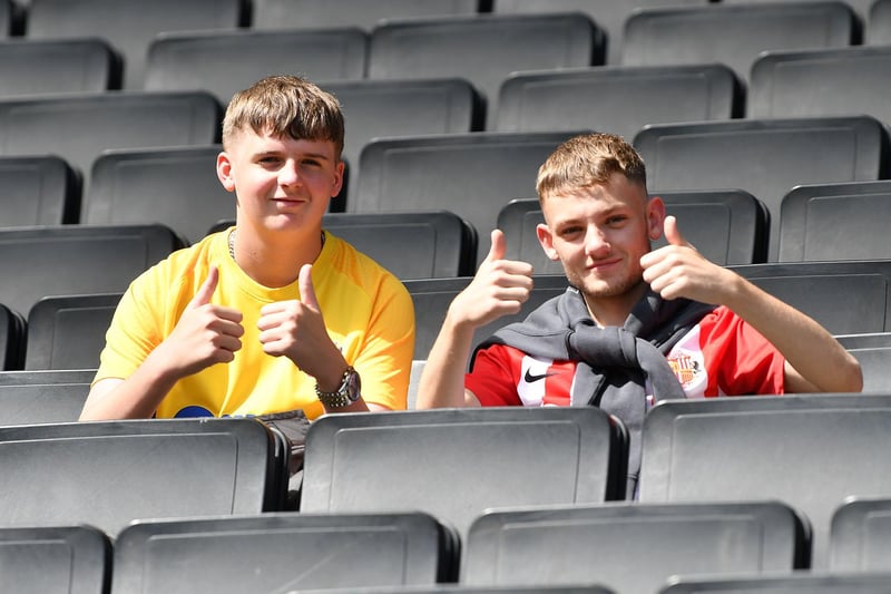 Thumbs up for Sunderland!