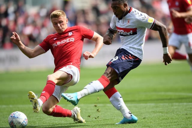 Boro broke their transfer record to sign Assombalonga from Nottingham Forest for £15million. Since then the frontman has scored 37 goals in 120 appearances for the club.