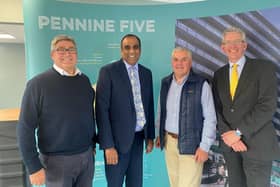 From left to right: Peter Whiteley, Shaffaq Mohammed, Martin McKervey and Martin Smith