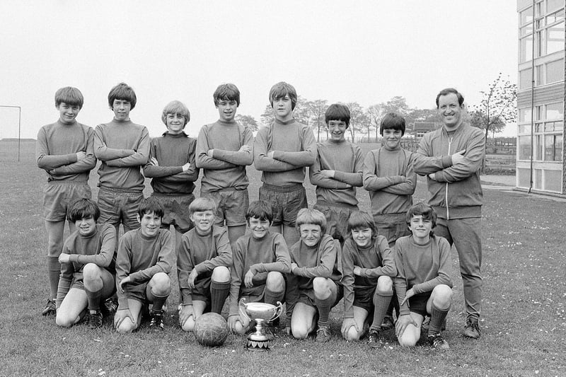 Ashfield School's Under 13s football team - do you recognise any of the players?