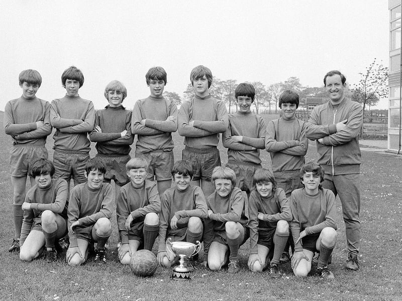 Ashfield School's Under 13s football team - do you recognise any of the players?
