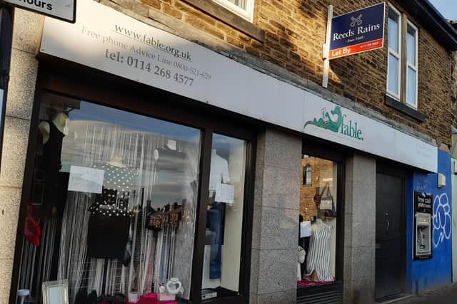 The  Sheffield charity Fable has announced it is closing its charity shops, like this one is Crookes