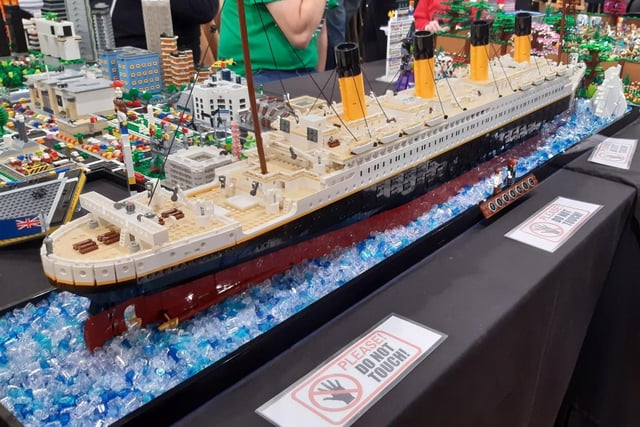This massive titanic model made headlines earlier this year when it was released by Lego, and fans at the event today had the opportunity to see just how big it really is.