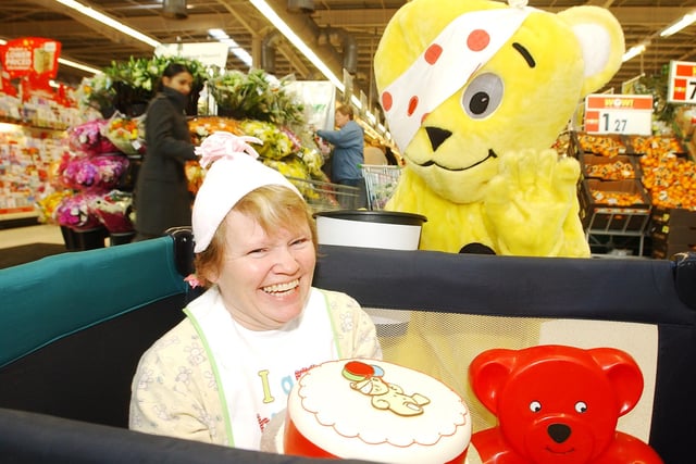 What a happy Children in Need scene at Asda in Peterlee in 2005. Who can tell us more?