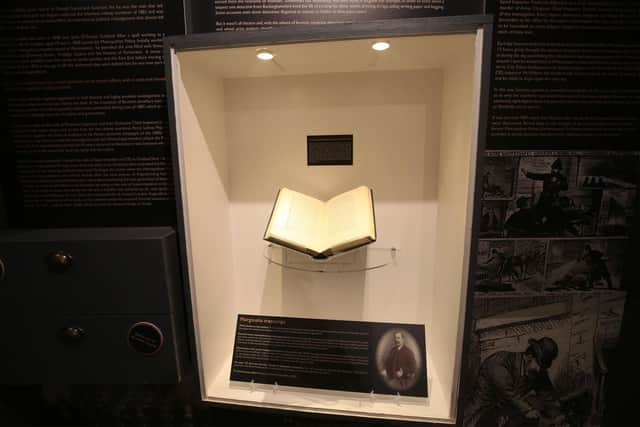 The treasure trove lay undiscovered for decades until Swanson's descendants discovered an enormous collection of over 150 individual objects; paperwork, photographs, letters, drawings and personal belongings. Picture: Chris Etchells