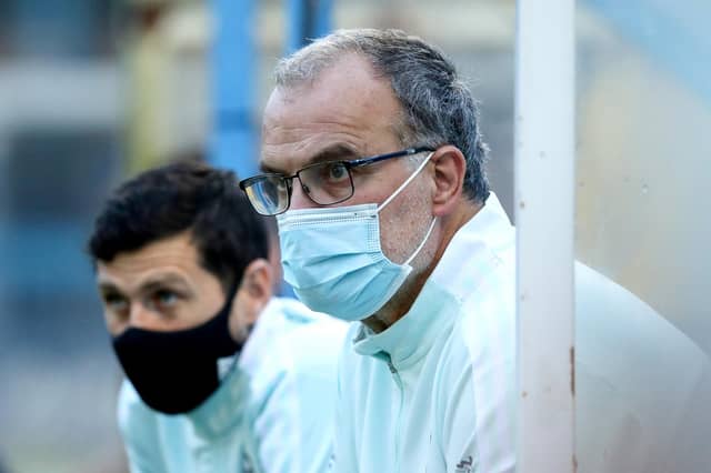 Marcelo Bielsa, manager of Leeds United. (Photo by George Wood/Getty Images)