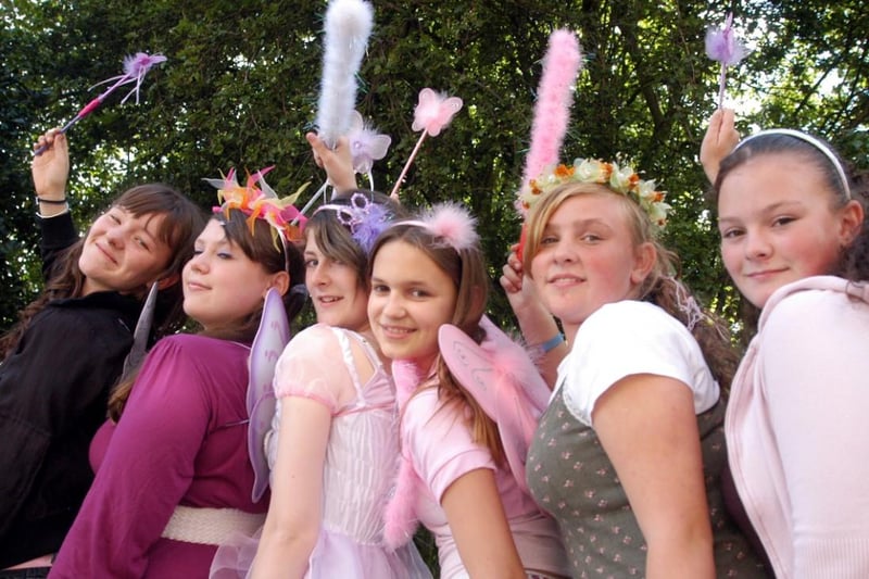 These students from Henry Mellish School in Bulwell were doing a sponsored walk dressed as fairies