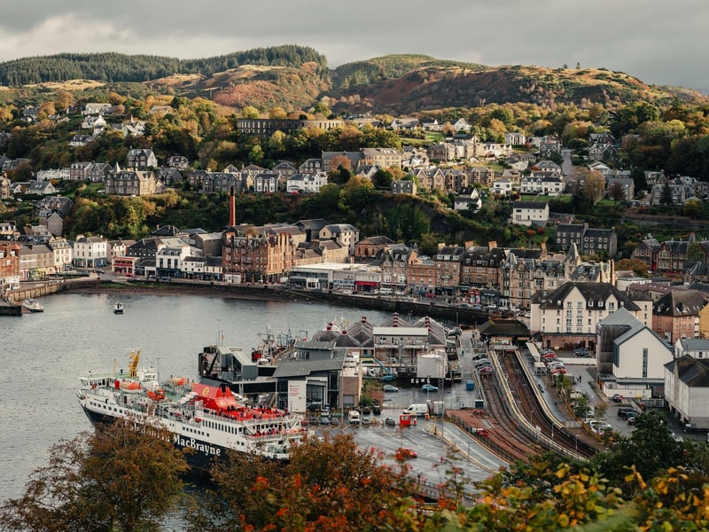 Argyll & Bute: Total number of recorded crimes per 10,000 population -395