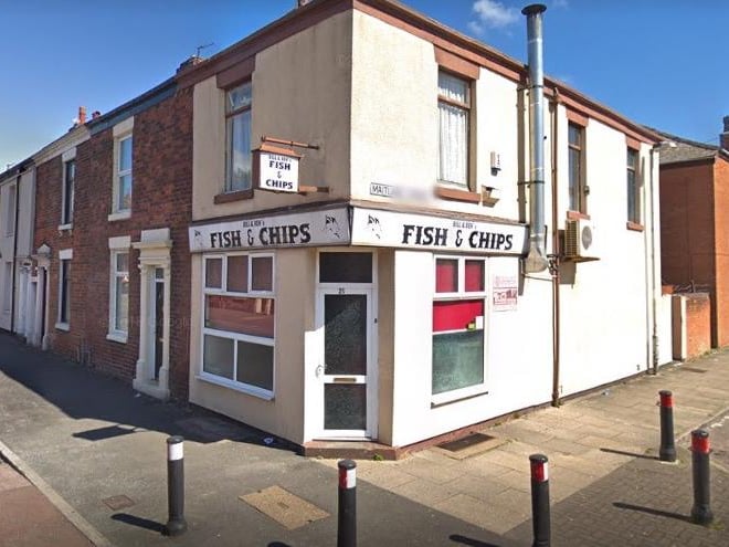 Bill & Bens Chippy / 25 Maitland Street, Preston PR1 5XQ. 