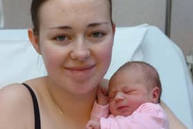 Kelly Traynor, of Marchwood Drive, Stannington, and baby girl Olivia born at Jessops Hospital, Sheffield, on New Year's Day at 01.44am, weighing 6 lbs 77 oz