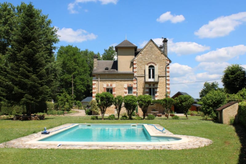 In the beautiful Dordoigne, £390,000 gets you a mansion with eight bedrooms, four bathrooms and swimming pool in the middle of a large landscaped park, with no immediate neighbours, near a small village 10km from Sarlat. The Dordoigne River is a short walk away for a morning dip if your pool is being cleaned.