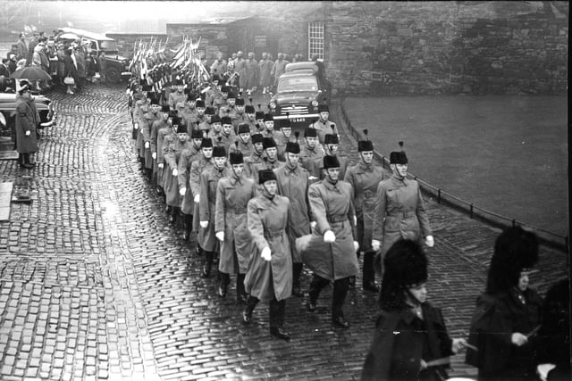 This picture of the Edinburgh Military Tattoo was taken in 1962.