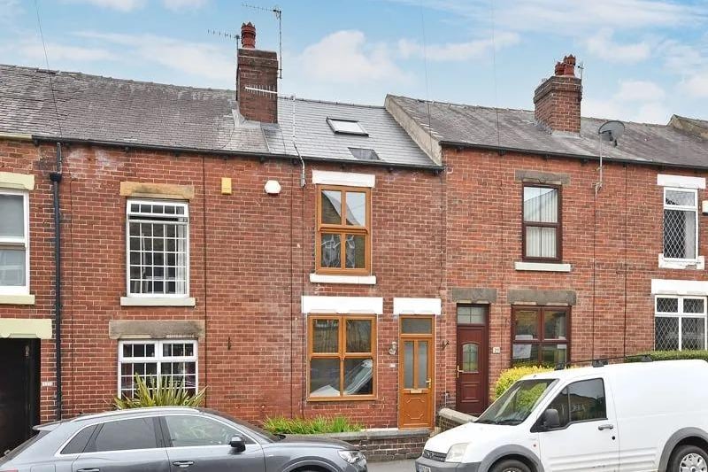 This three bed terraced house on Tullibardine Road, Greystones, is brick built and on a popular road. https://www.zoopla.co.uk/for-sale/details/59289419/