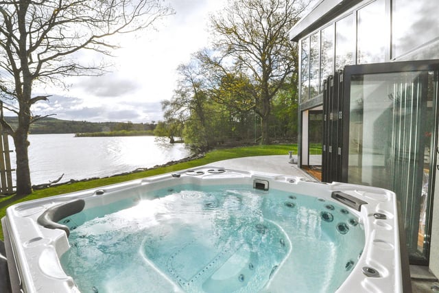 Cameron North Lodge, which sleeps 6-8, is located on the banks of Loch Lomond, offering the privacy of a self-catered property with its very own private beach and a spacious hot tub. Book: https://bit.ly/2Sj0X8p
