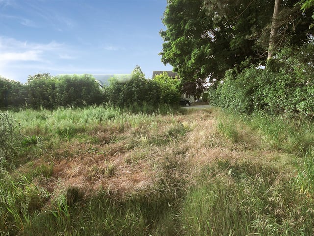 The former chapel comes with an adjoining field.