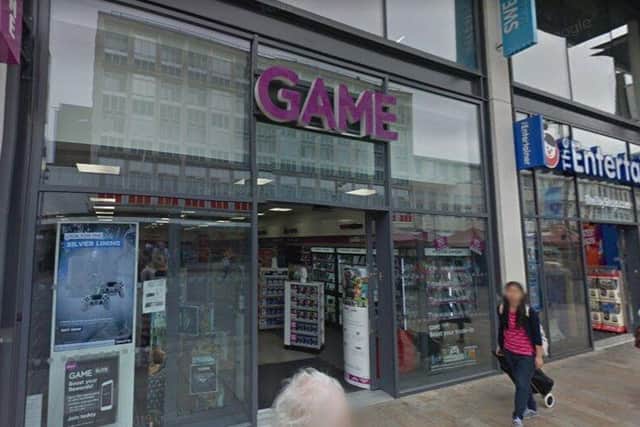 GAME on the Moor. The chain also operates a store at Meadowhall.