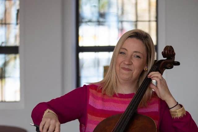 Polly Ives, cellist and founder of charity Concerteenies