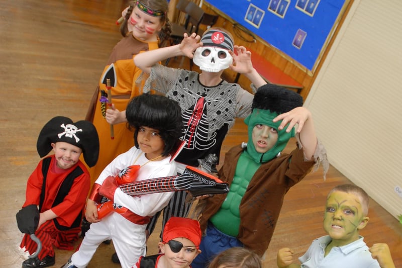 It's fancy dress day at St James RC Primary School in Hebburn in 2008. Do you recognise any of the pupils?