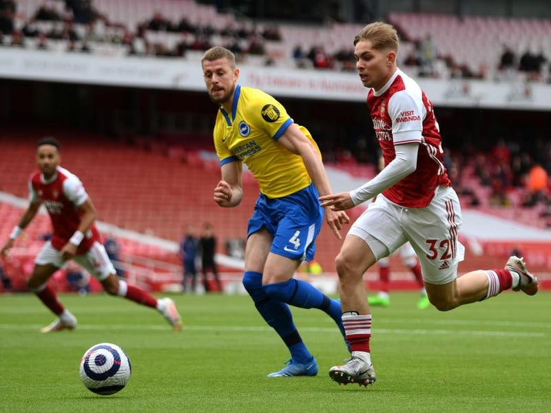 Adam Webster has agreed terms on a new Brighton contract, complete with pay rise. (Various) 
 
(Photo by Mike Hewitt/Getty Images)