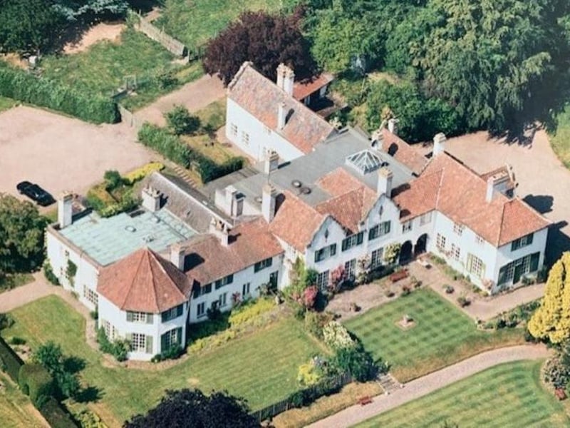 Aerial view of property.