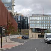 Charter Row in Sheffield city centre. A viral video shared by a TikTok 'prankster' calling themselves Gerald Henderson Jr and showing an apple being thrown from a building on to a car below has been condemned as irresponsible and potentially dangerous. Photo: Google