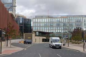 Charter Row in Sheffield city centre. A viral video shared by a TikTok 'prankster' calling themselves Gerald Henderson Jr and showing an apple being thrown from a building on to a car below has been condemned as irresponsible and potentially dangerous. Photo: Google