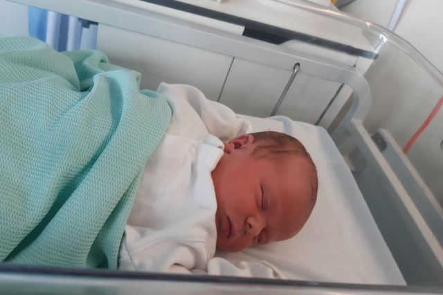 Baby Luca Lawson was born on 19 May