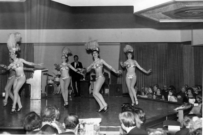 Entertainment at the Cavendish Club, Bank Street, Sheffield city centre, in 1968. Ref no: s28600