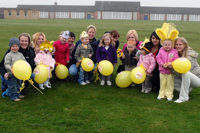 The Harton Infants School parent and toddler group held a 'toddle waddle' in 2009. Remember this?