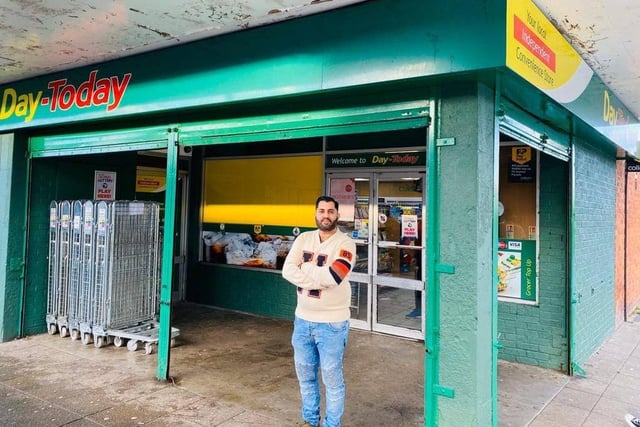 This convenience store in Drylaw has been described as a 'lifeline' since the first lockdown, giving away parcels for the elderly for free, and goodie bags to lift children's spirits this Halloween (image Zahid Iqbal of Day-Today)