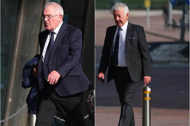 Donald Denton and Alan Foster were charged with two counts of perverting the course of justice - PA