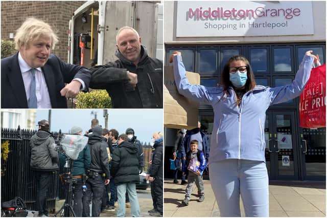 Boris Johnson was in Hartlepool, shops reopened and an ITV drama about Seaton Carew fraudster John Darwin filmed in town.