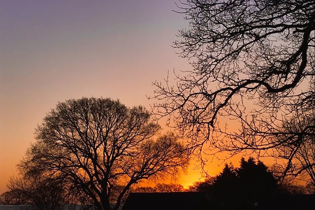 Silhouette sunrise at Titchfield taken by Simon Higgins