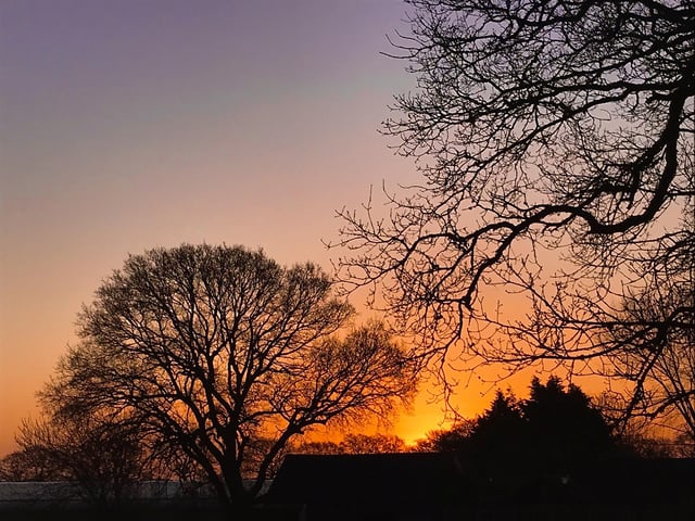 Silhouette sunrise at Titchfield taken by Simon Higgins