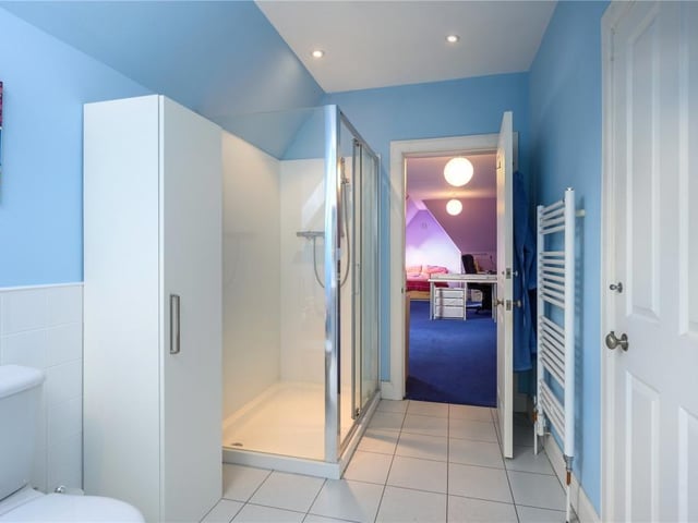 Jack and Jill shower room.