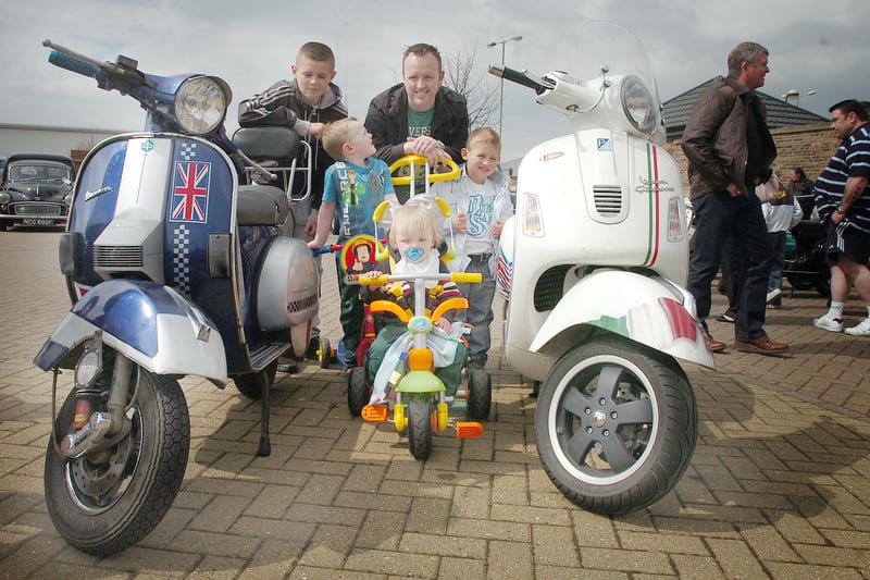 A vintage car rally at the Maritime Experience. Were you there in April 2010?