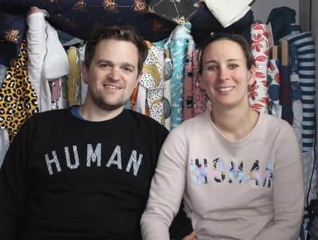 Peter and Mary Croft run handmade children’s clothing company Bear & Babe