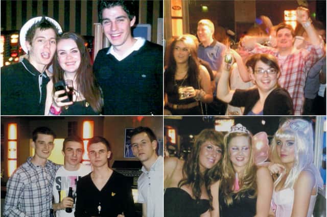 Is their a face you recognise in these images from 10 years ago?