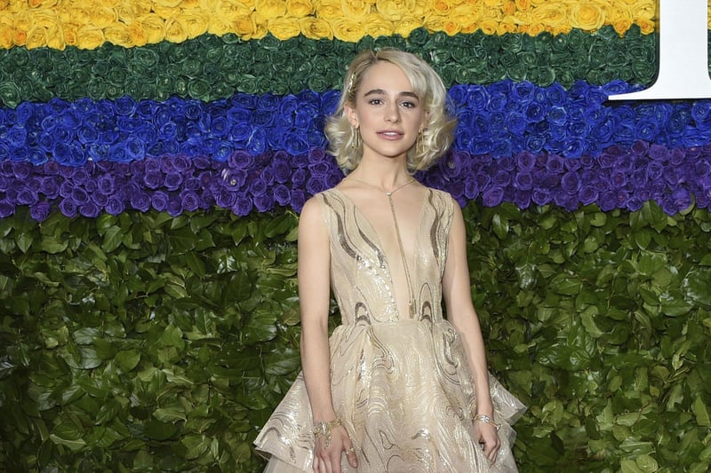 One of the most popular girls names in England is Sophia - like the US actress Sophia Anne Caruso picture arriving at 73rd annual Tony Awards at Radio City Music Hall on Sunday, June 9, 2019, in New York.