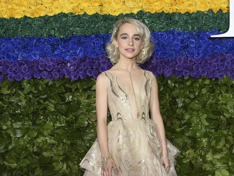 One of the most popular girls names in England is Sophia - like the US actress Sophia Anne Caruso picture arriving at 73rd annual Tony Awards at Radio City Music Hall on Sunday, June 9, 2019, in New York.
