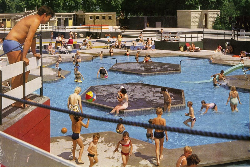 Millhouses Lido, Millhouses Park, Abbeydale Road South, pictured in 1970. Ref no: s28872