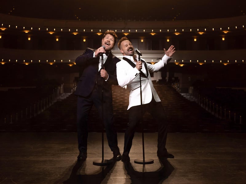 Michael Ball & Alfie Boe bring their powerful voices to the stage for a special concert event, blending classical, musical theatre, and pop hits. Join them for a spectacular evening of music and emotion at Nottingham’s Motorpoint Arena on April 2, 2025, as they celebrate the beauty of their combined talents.