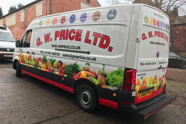 GW Price are delivering fresh produce across Yorkshire and Derbyshire.