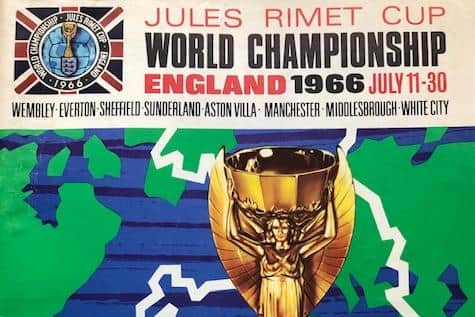 Pictured is the 1966 Jules Rimet Cup World Championship programme when England won and hosted the tournament with Group B matches and a quarter final held at Sheffield Wednesday FC's Hillsborough Stadium.