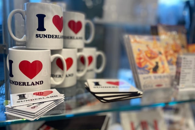 For a wide range of Sunderland-themed gifts, from coasters and mugs, to prints and cards make sure to head along to the Sunderland Museum & Winter Gardens shop.
