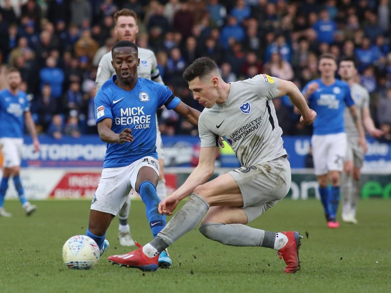 The Peterborough winger has a WhoScored rating of 7.35: Joe Dent/JMP