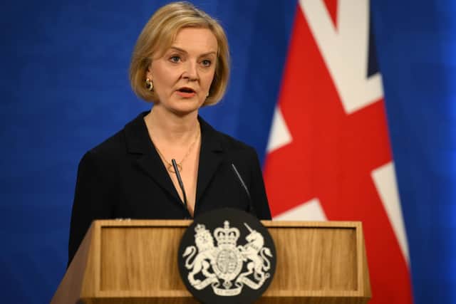 Prime Minister Liz Truss, who quit yesterday after just 44 days in office. Her departure sparked calls by politicians including Sheffield City Council leader Terry Fox for an immediate general election