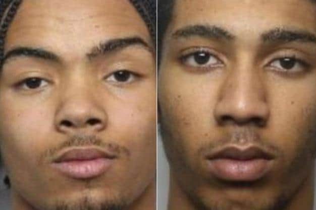 Pictured left to right are Isaac Ramsey and Ruben Moreno who were jailed over the death of Marcus Ramsay in Sheffield.