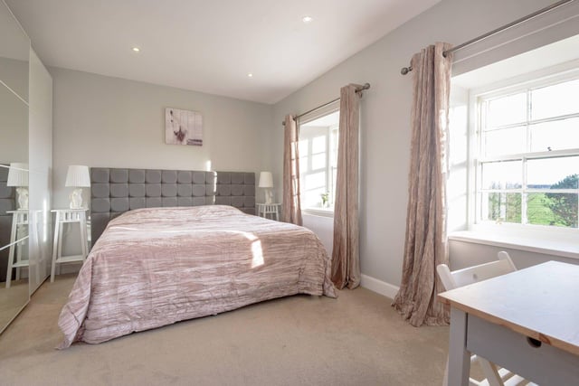 There are five bedrooms in Garden House, offering opportunities for a range of uses