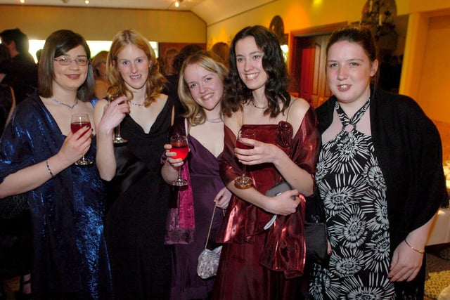 Philipa Cox, Caroline Cook, Rachel Gilliver, Bethan Griffith and Rebecca Slinn in 2005